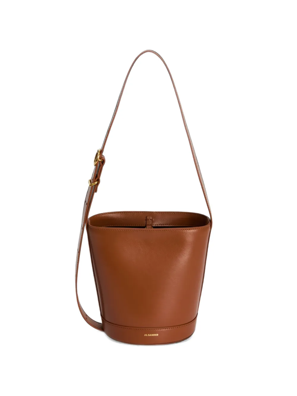 Jil Sander Cannolo leather bucket bag