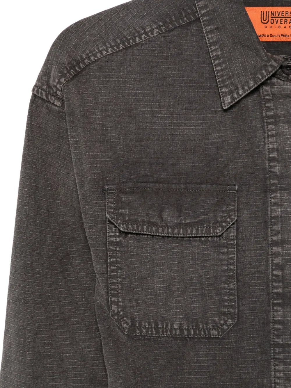 UNIVERSAL OVERALL ripstop-textured jumpsuit Grijs