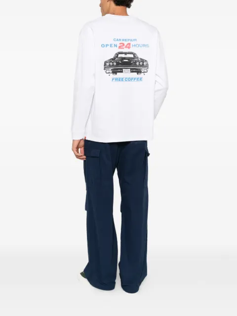 UNIVERSAL OVERALL  graphic-print long-sleeve T-shirt