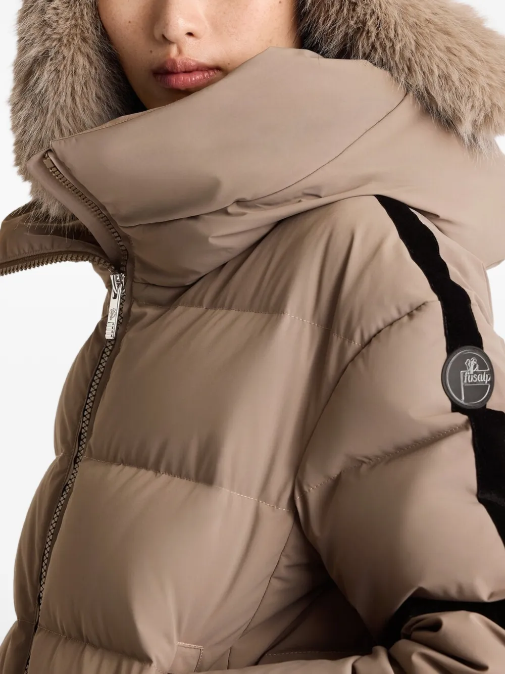 Fusalp Barsy gewatteerd ski-jack Beige