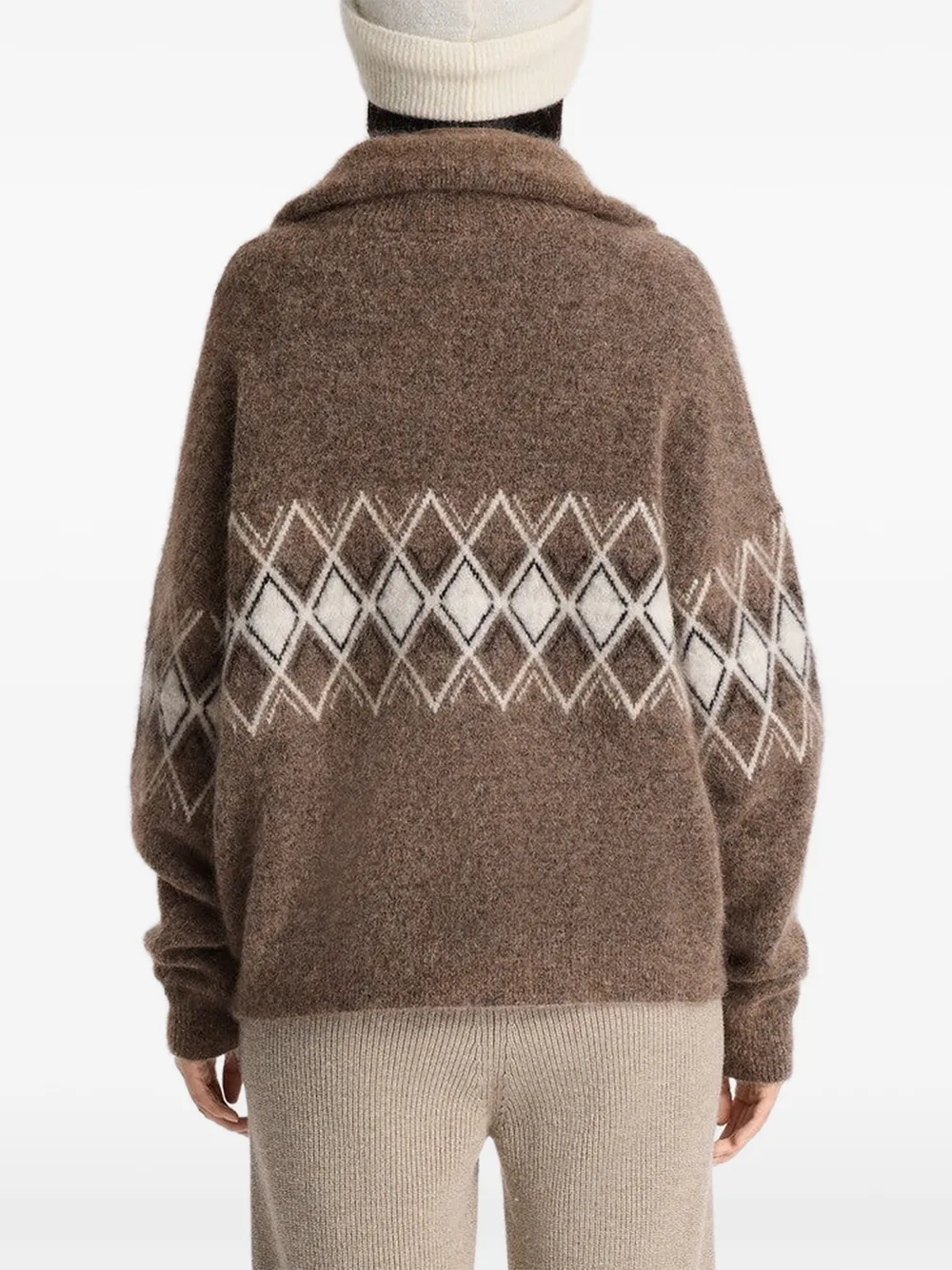 Fusalp Mireva Sweater in Brown, view 3