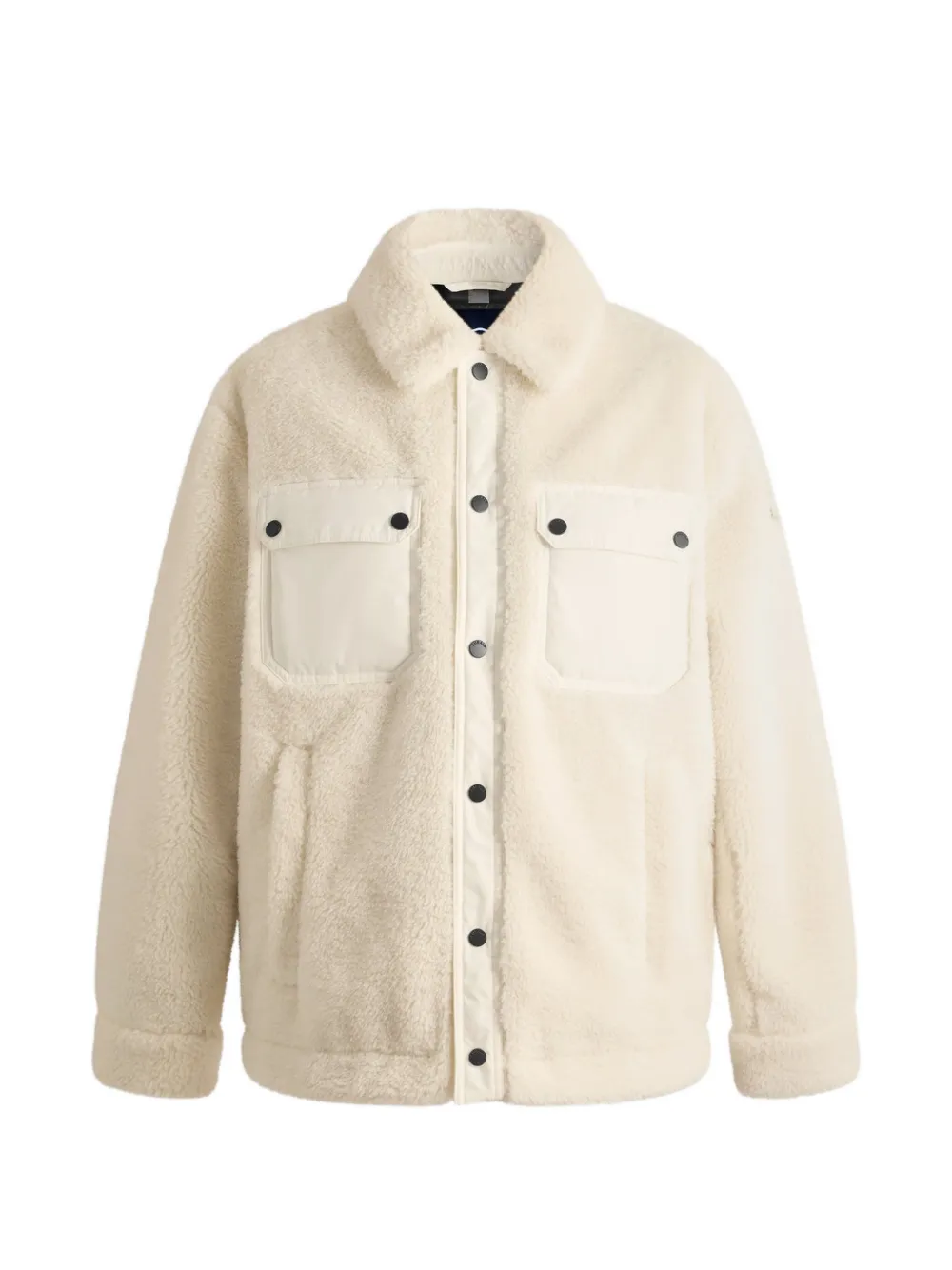 Fusalp Elstran jacket in faux-fur white