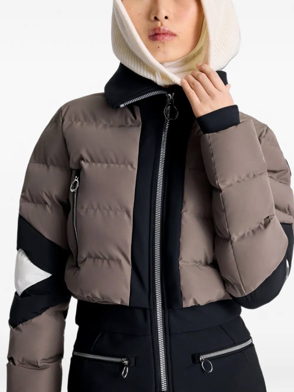 Fusalp Clarisse quilted ski suit Zwart