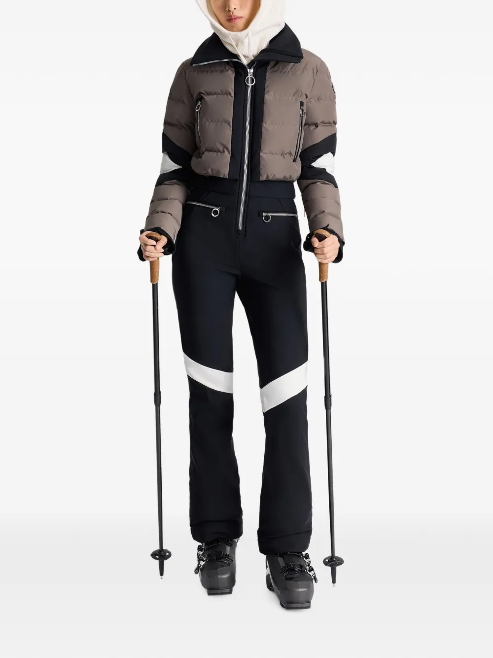 Fusalp Clarisse quilted ski suit Zwart