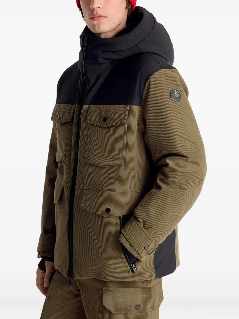 Fusalp Benamon fluwelen ski-jack Bruin