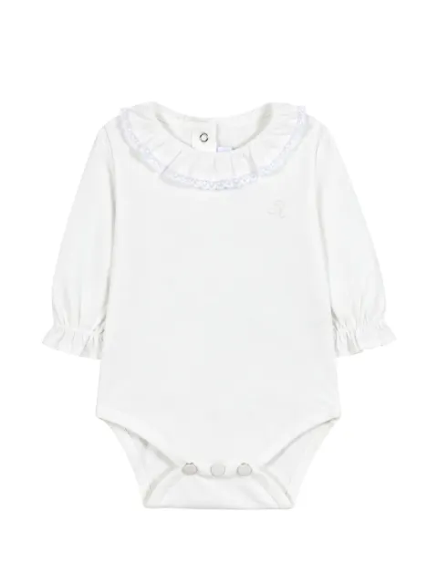 Tartine Et Chocolat ruffled lace-trim bodysuit