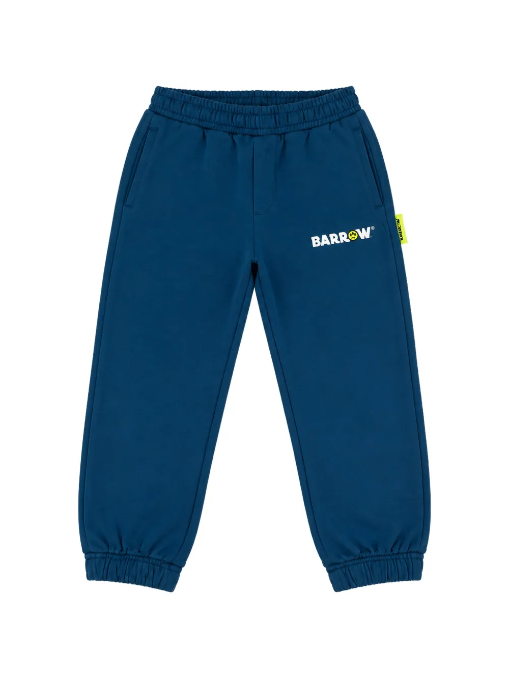 Barrow kids logo-print track pants - Blu