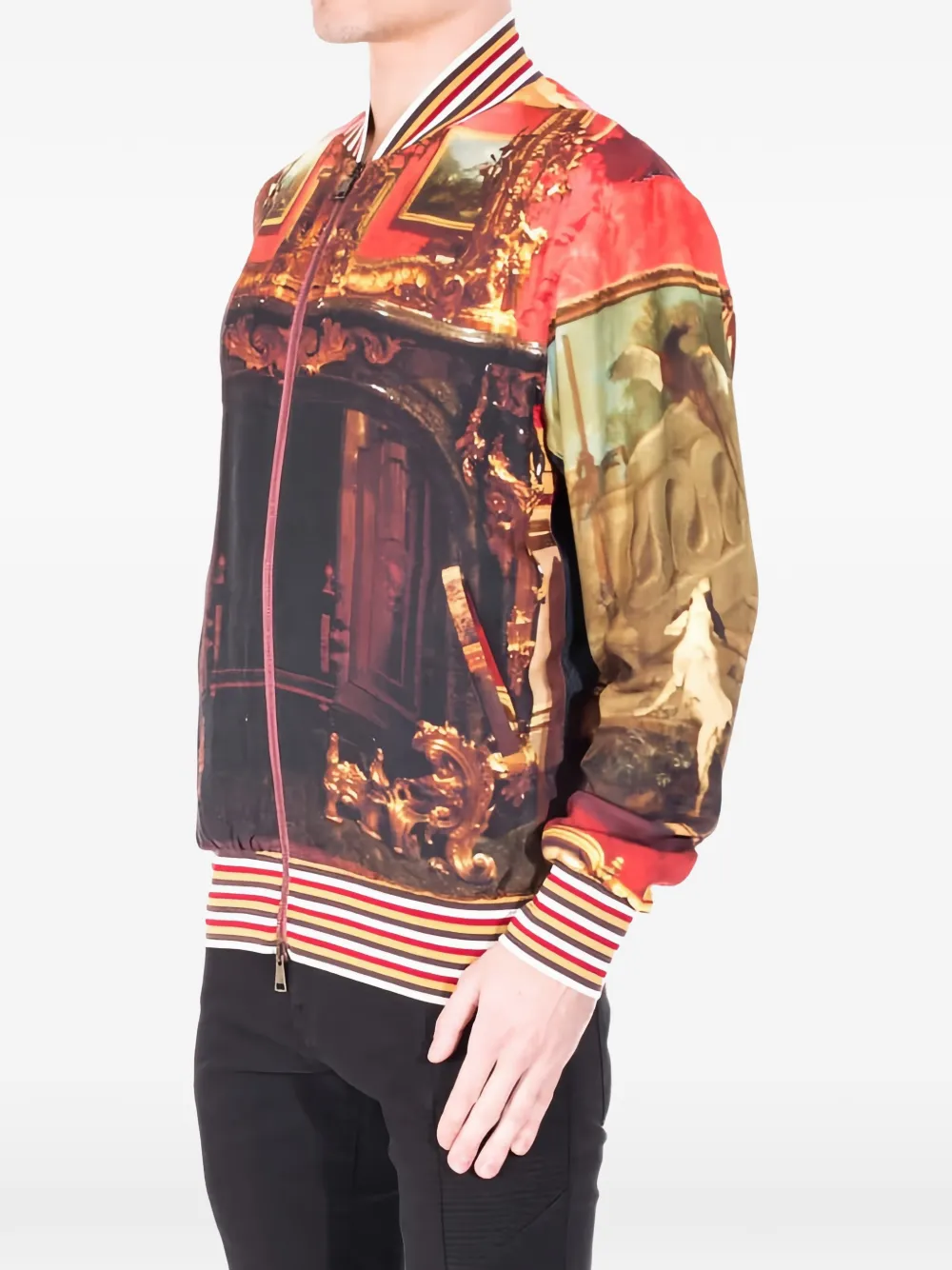 Vivienne Westwood Wallace graphic-print jacket Rood