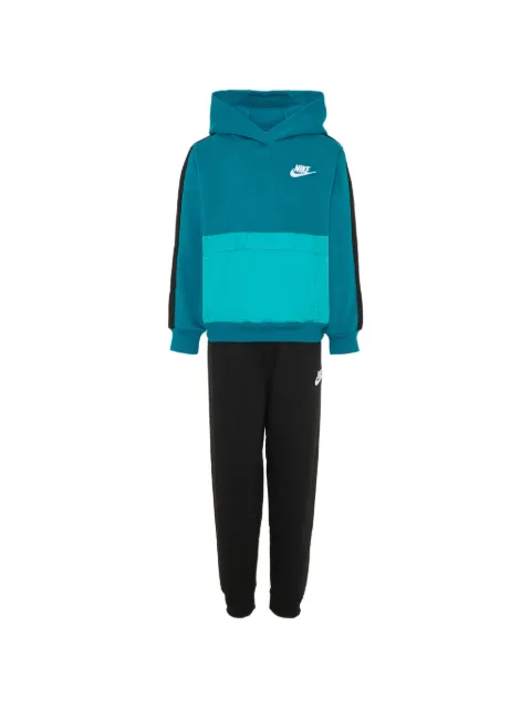Nike Kids logo-print panelled tracksuit