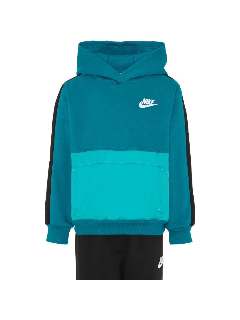 Nike Kids Trainingspak met logoprint en vlakken Blauw
