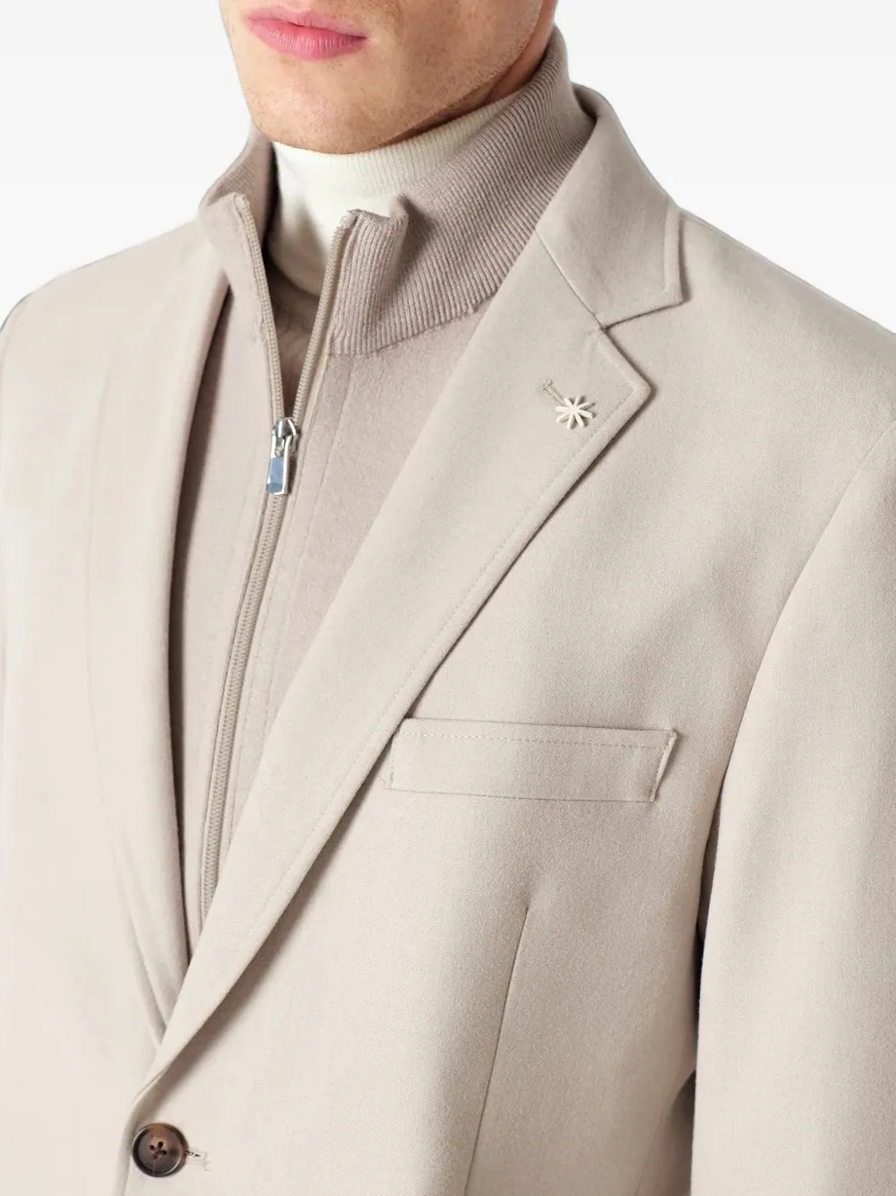 Manuel Ritz Gelaagd jack Beige