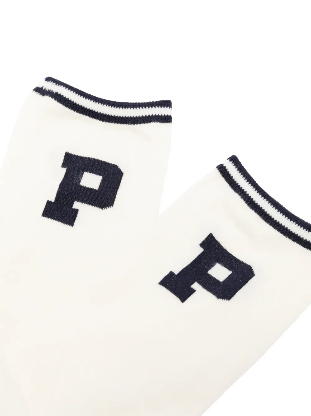 Polo Ralph Lauren Drie paar Polo Bear gestreepte sokken Blauw