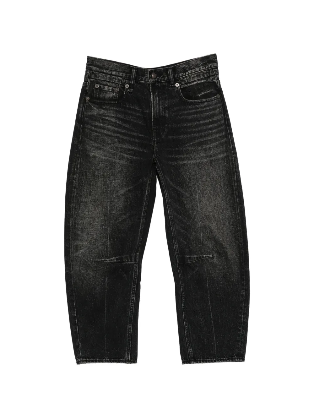 R13 charm-embellished faded-effect jeans