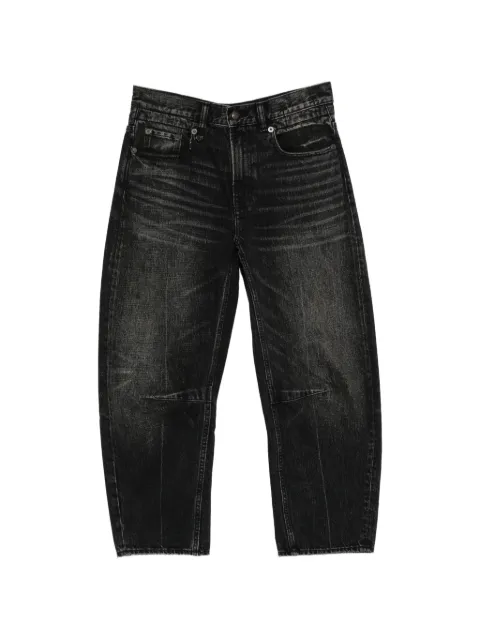 R13 charm-embellished faded-effect jeans