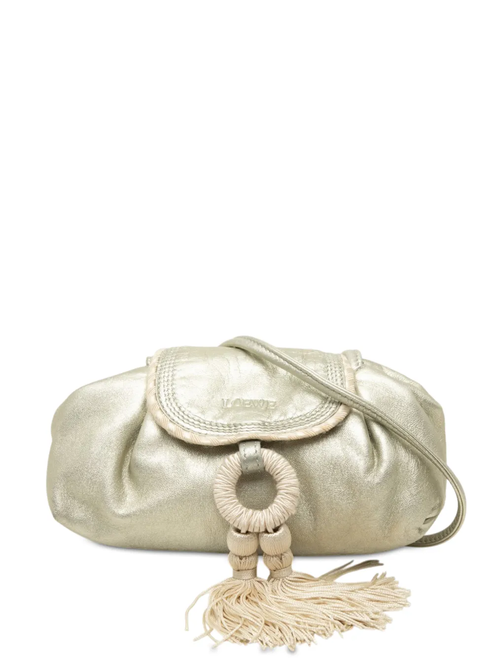 Loewe Pre-Owned 2000-2010 Mini Umhängetasche aus Nappaleder mit Quaste - Gold