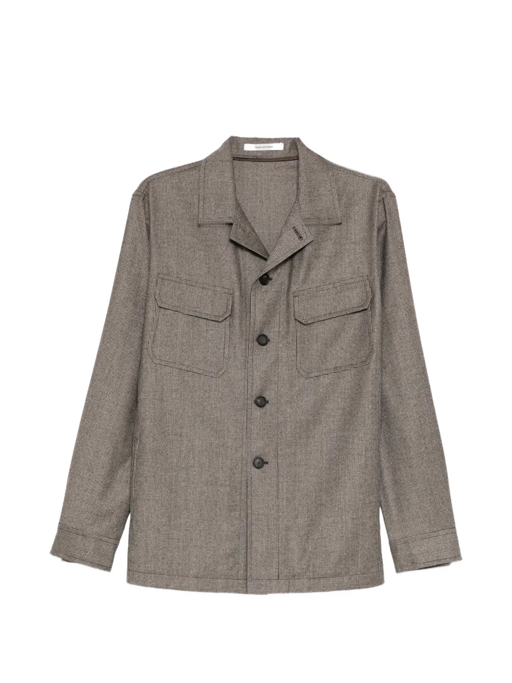 Tagliatore chest flap pockets shirt jacket - Marrone