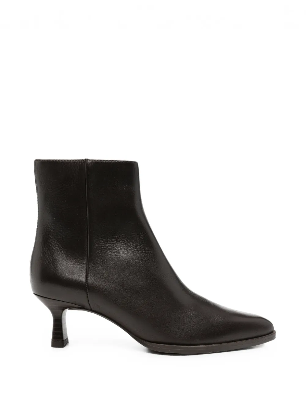 Unisa leather ankle boots - Marron