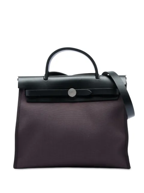 Hermès Pre-Owned 2020 Toile Herbag Zip 31 satchel