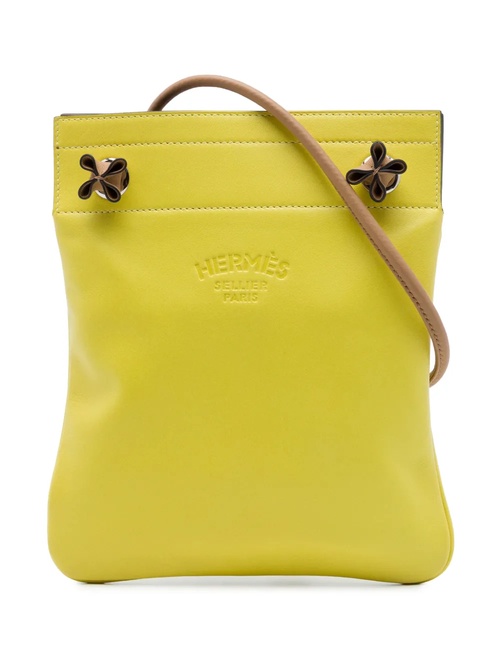 Hermès Pre-Owned 2022 mini Aline Umhängetasche aus Milo- und Swift-Leder - Gelb