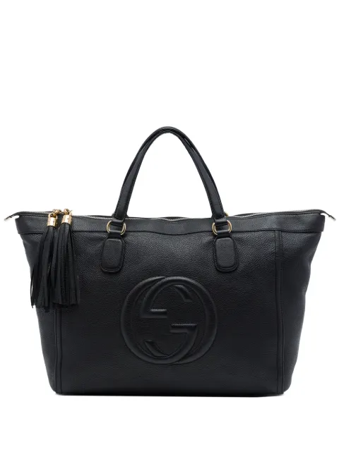 Gucci Pre-Owned 2016-2026 Large Calfskin Soho Working tote bag