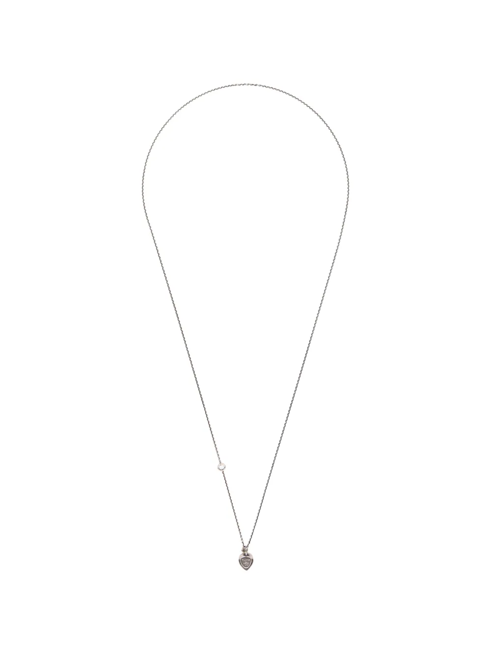 WERKSTATT:MÜNCHEN Thank You plectrum-pendant necklace