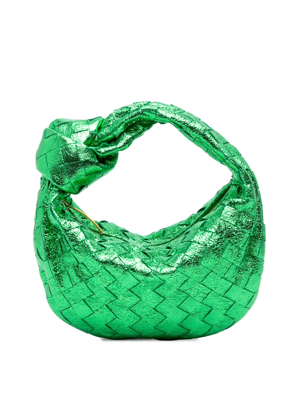 Bottega Veneta Pre-Owned 2012-2026 Mini Intrecciato Jodie Tasche aus Nappaleder - Grün