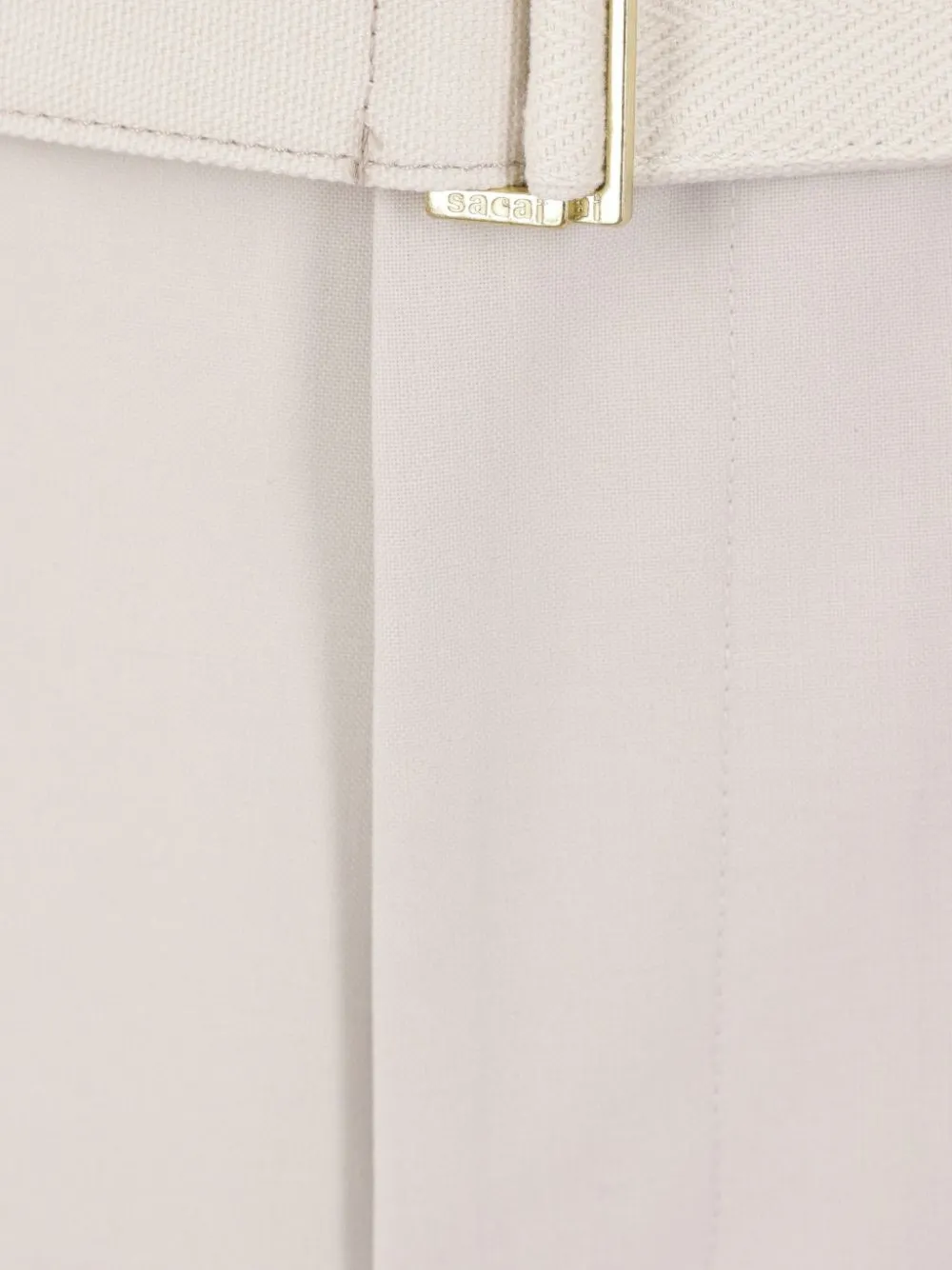 Carhartt WIP x Sacai Duck belted panelled trousers Wit