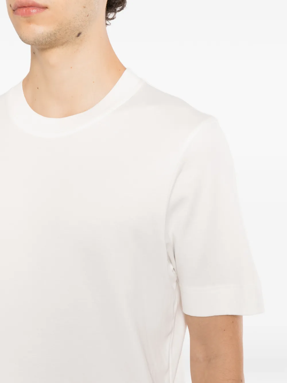 Tagliatore T-shirt met ronde hals Wit