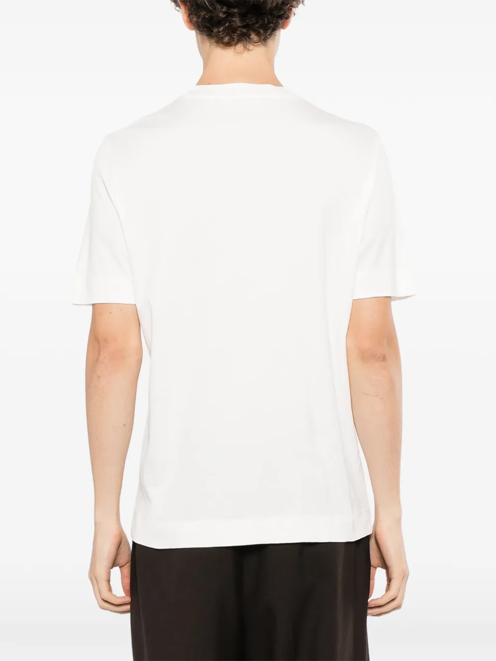 Tagliatore T-shirt met ronde hals Wit