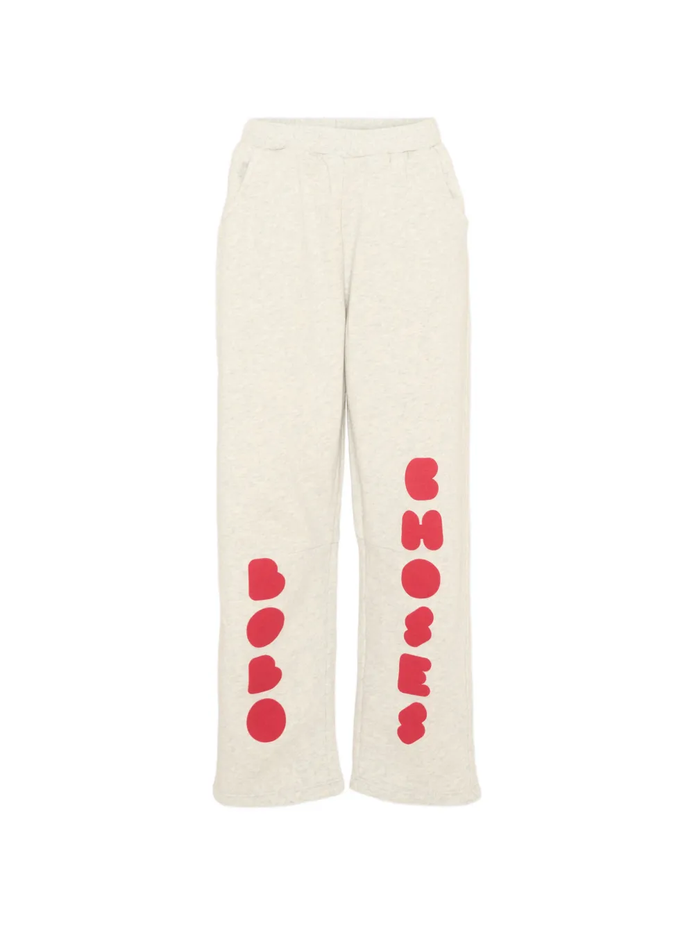 Bobo Choses Bolder logo-print track pants - Grigio