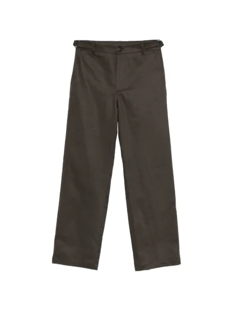AMARANTO  flap-pocket straight-leg trousers