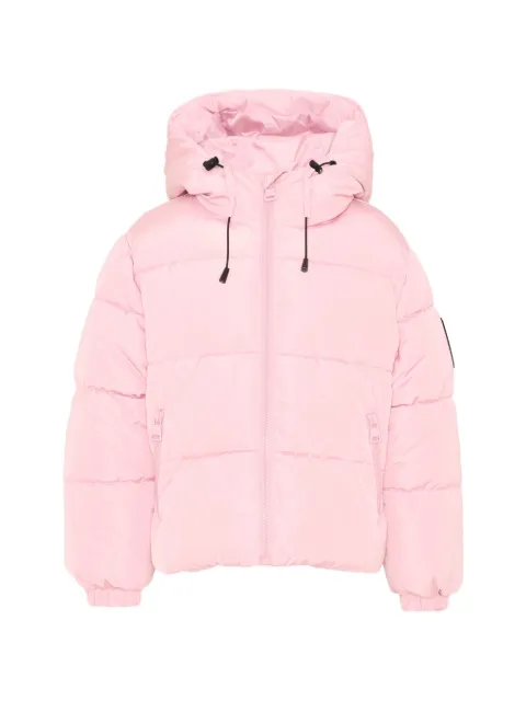 MSGM Kids logo-patch puffer jacket