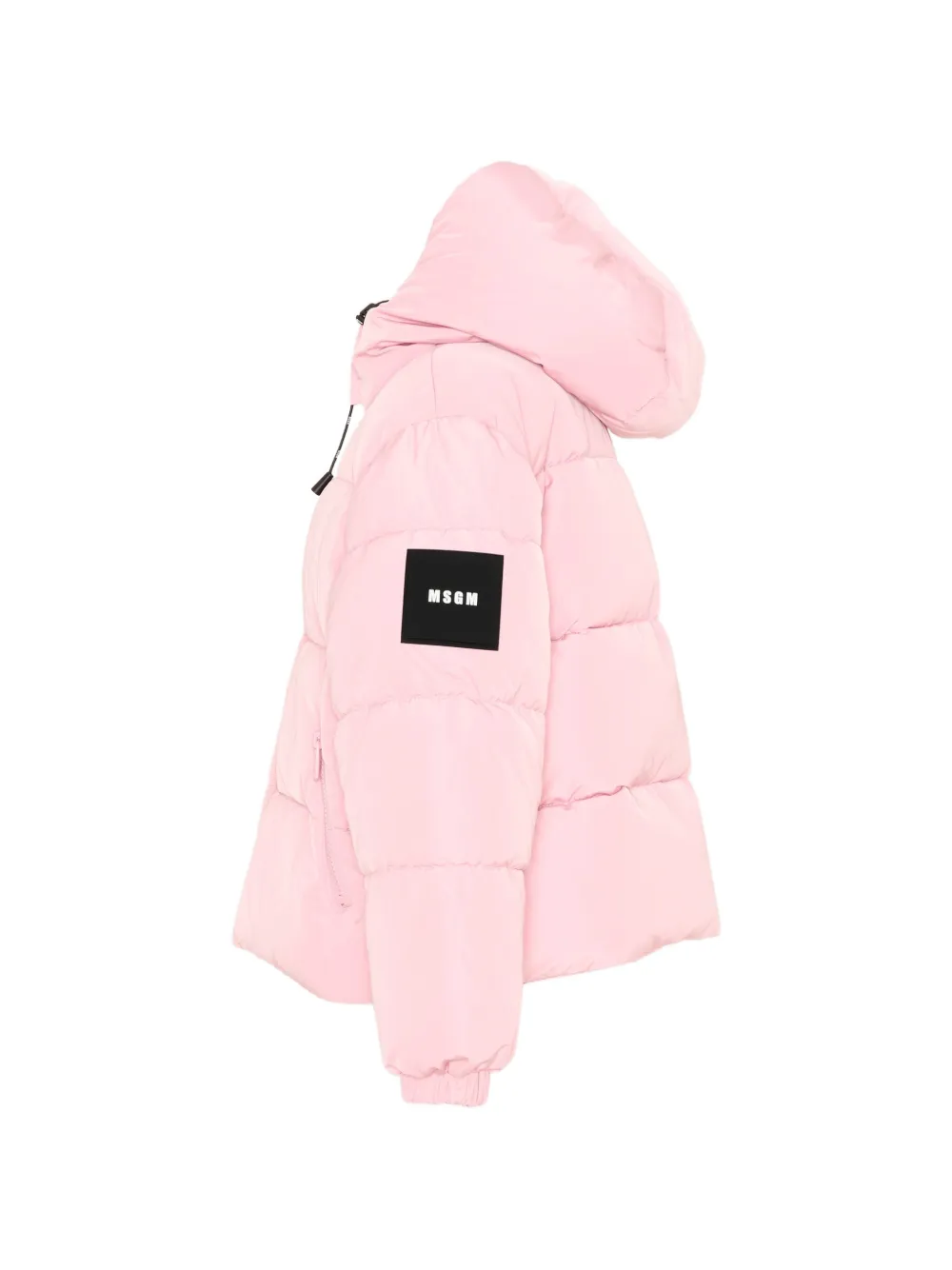 MSGM Kids Donsjack met logopatch Roze