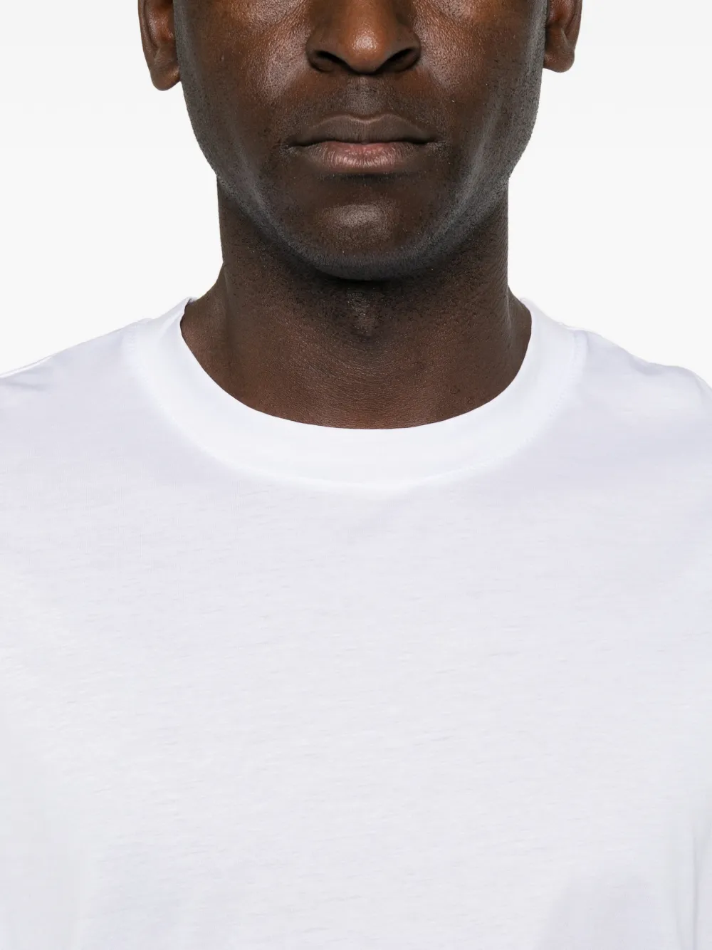 AMARANTO T-shirt met ronde hals Wit