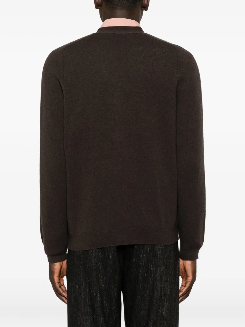AMARANTO Vest met V-hals Bruin