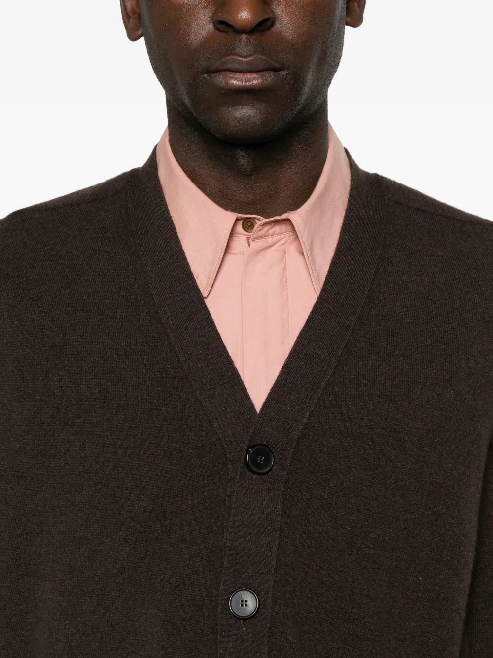 AMARANTO Vest met V-hals Bruin