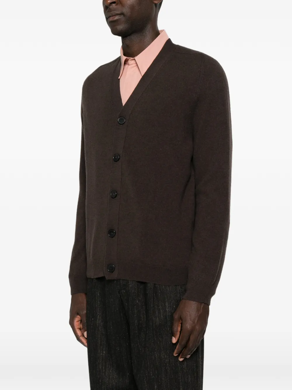 AMARANTO Vest met V-hals Bruin