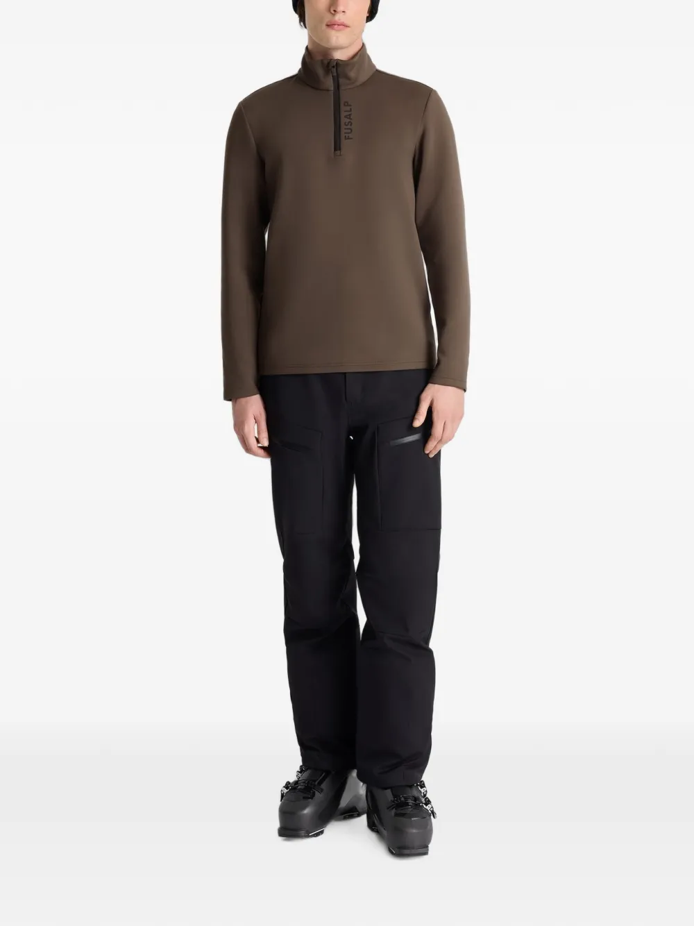 Fusalp Timothy logo-print base layer Bruin