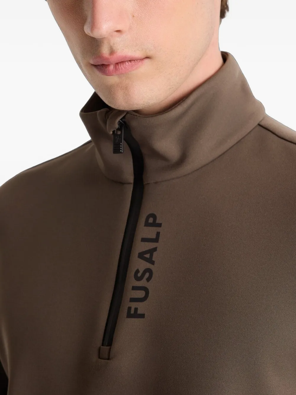 Fusalp Timothy logo-print base layer Bruin