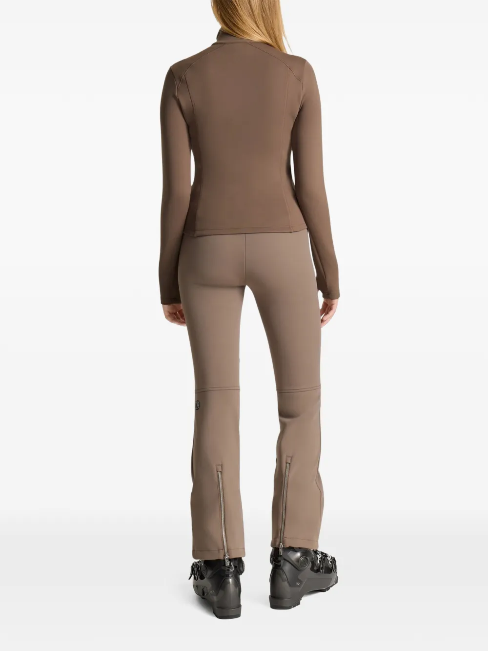Fusalp Lirvane Mid Layer Jacket in Brown, view 3
