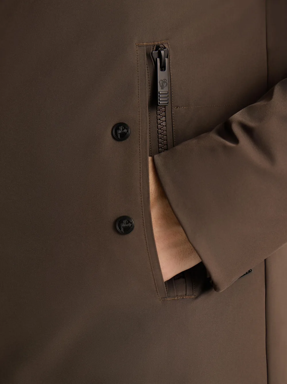 Fusalp Gezi hooded coat Bruin