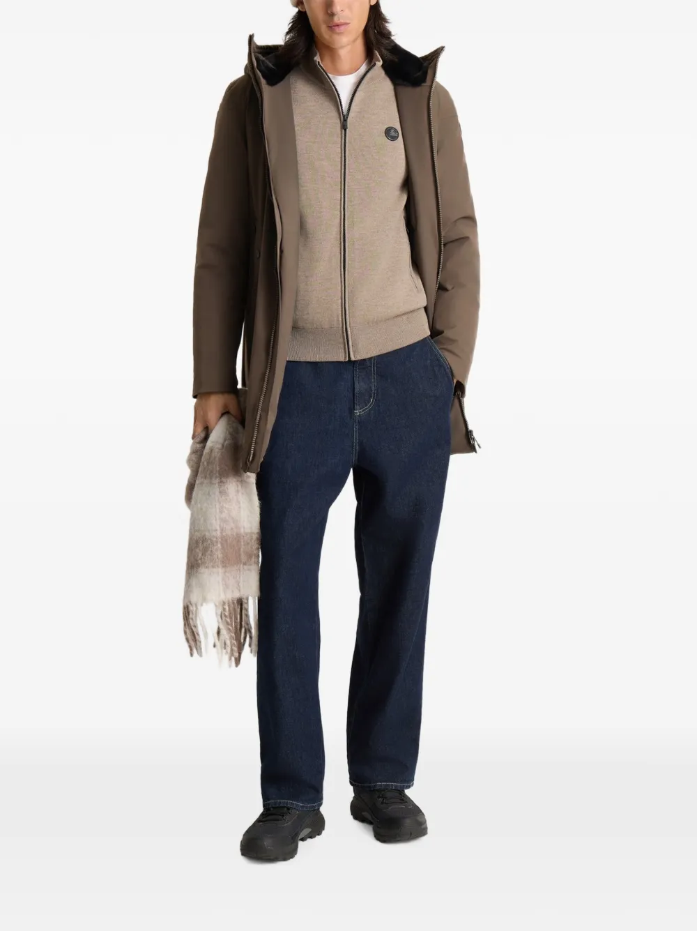 Fusalp Gezi hooded coat Bruin