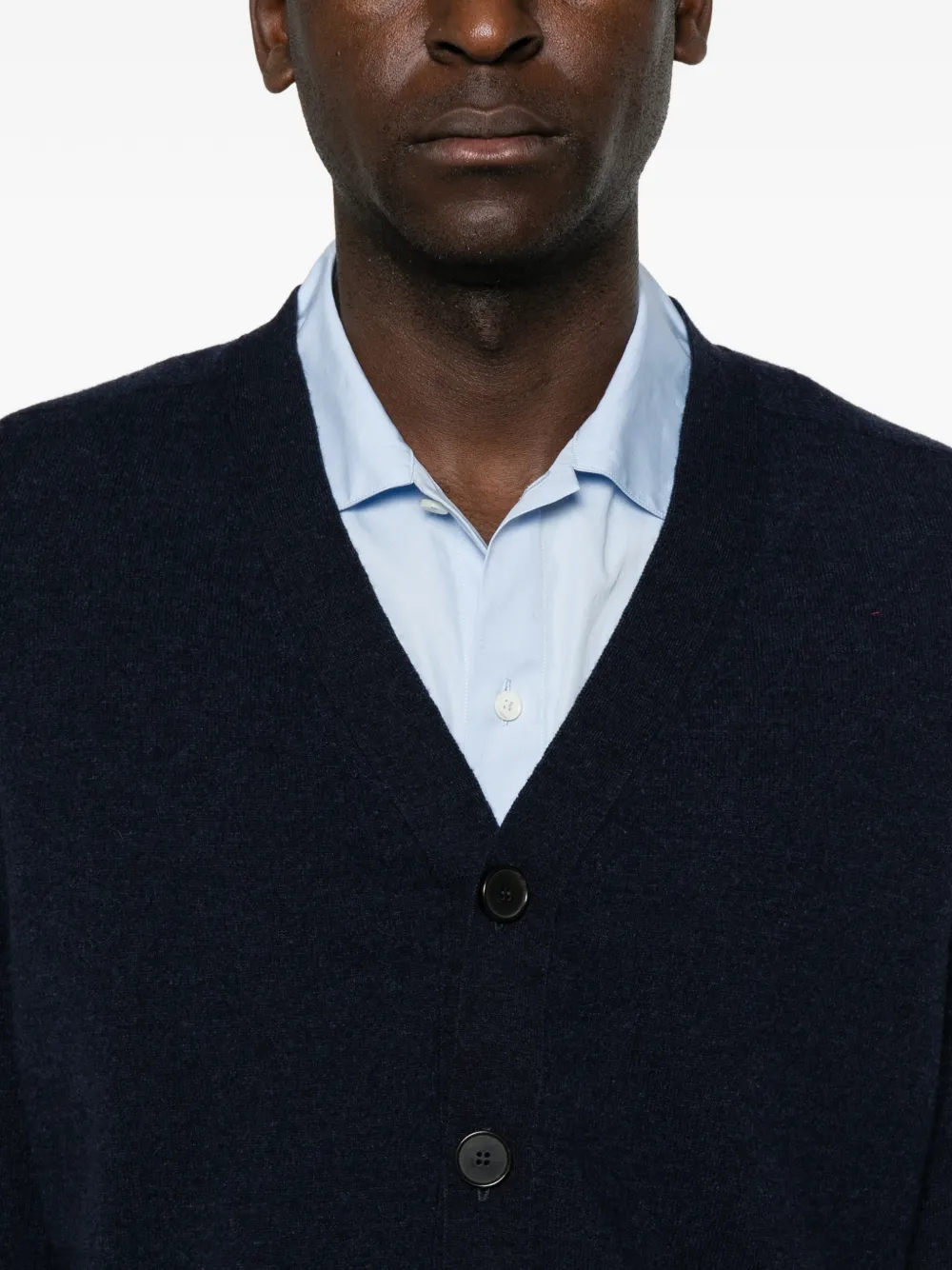 AMARANTO Vest met V-hals Blauw