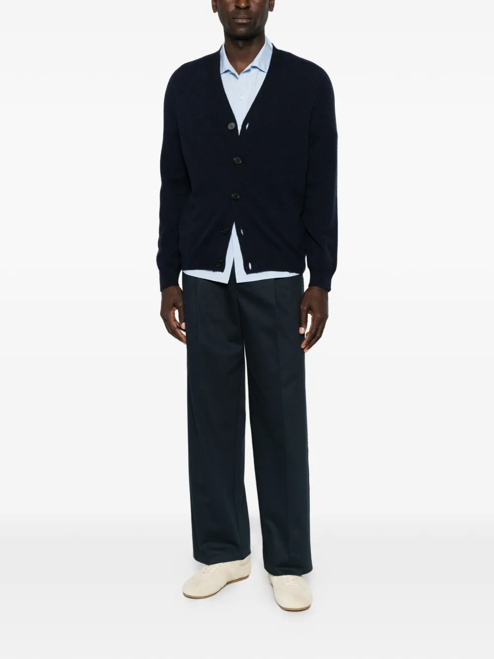 AMARANTO Vest met V-hals Blauw