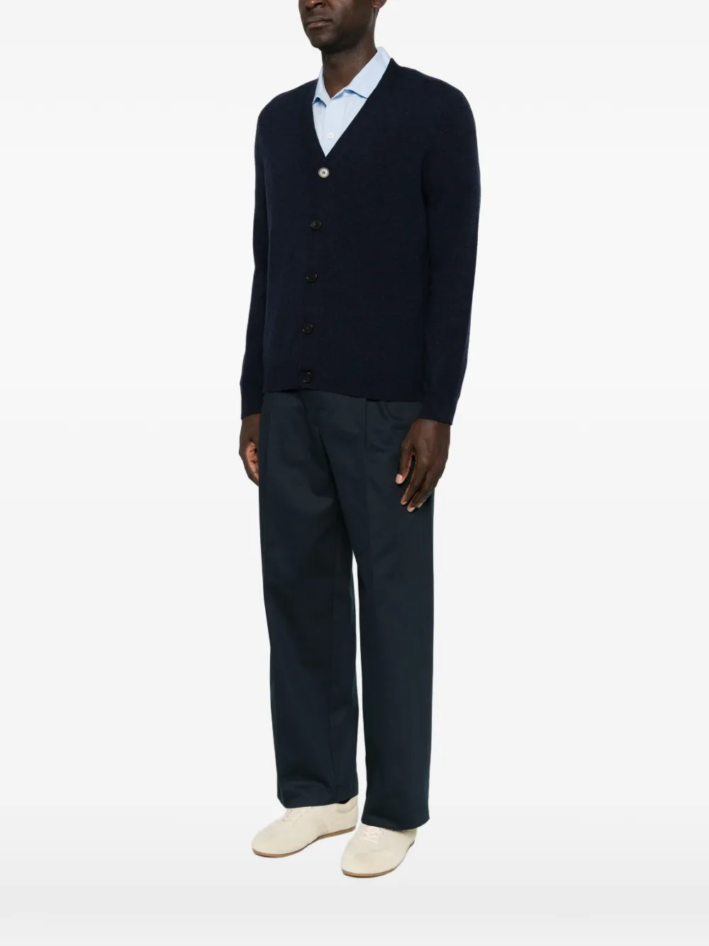 AMARANTO Vest met V-hals Blauw
