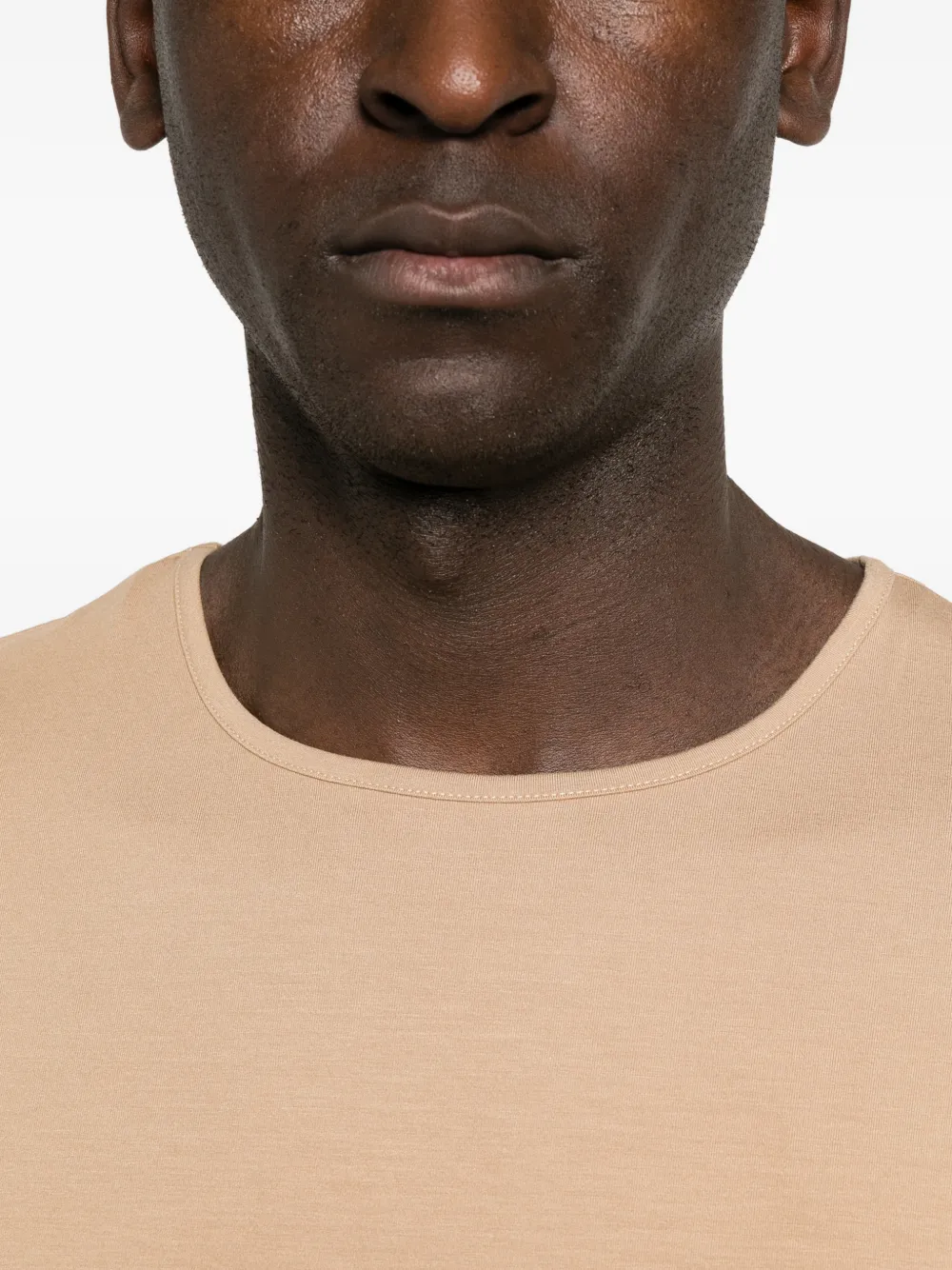 Nomen Nescio T-shirt met zijsplit Bruin
