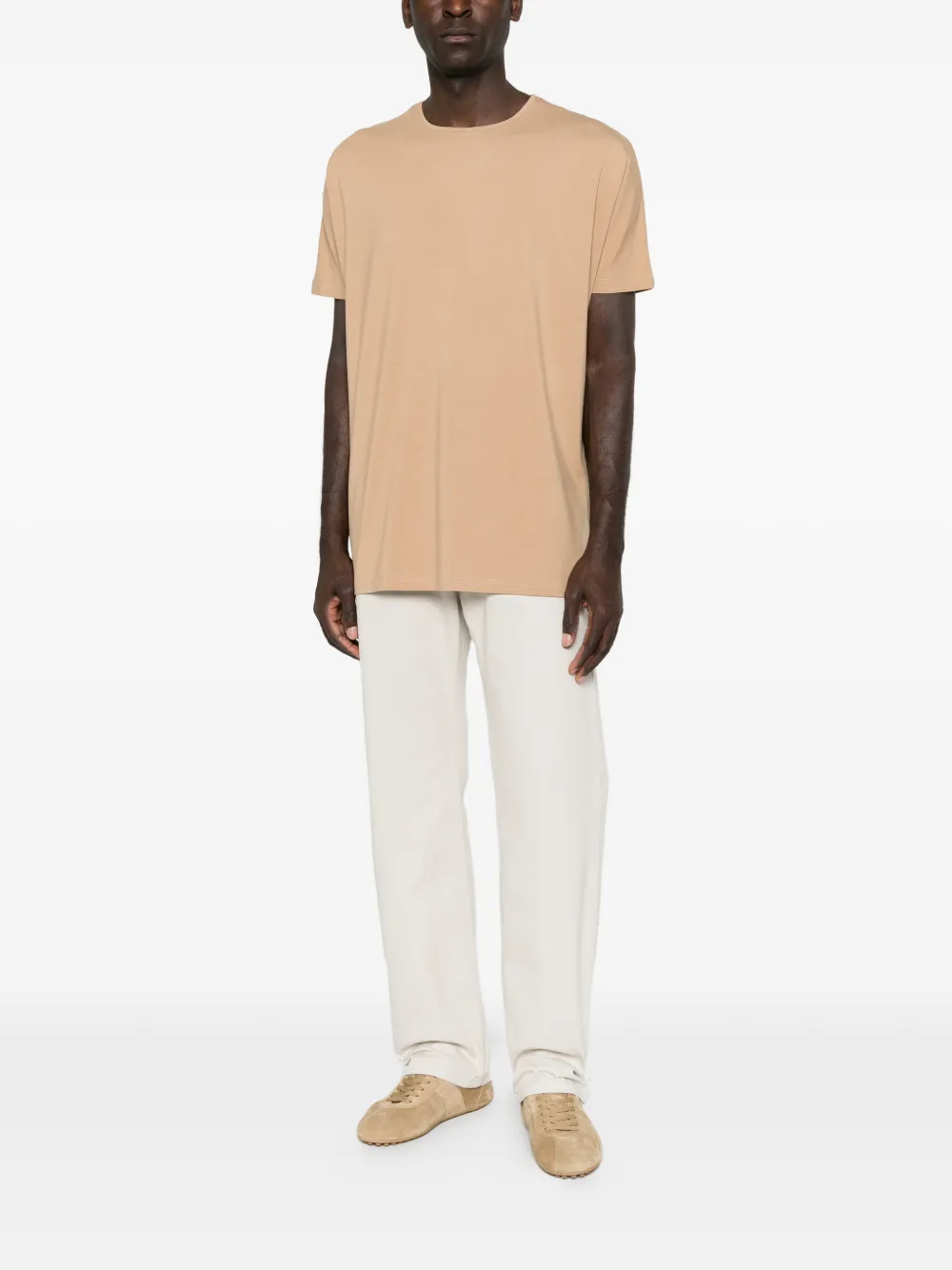 Nomen Nescio T-shirt met zijsplit Bruin