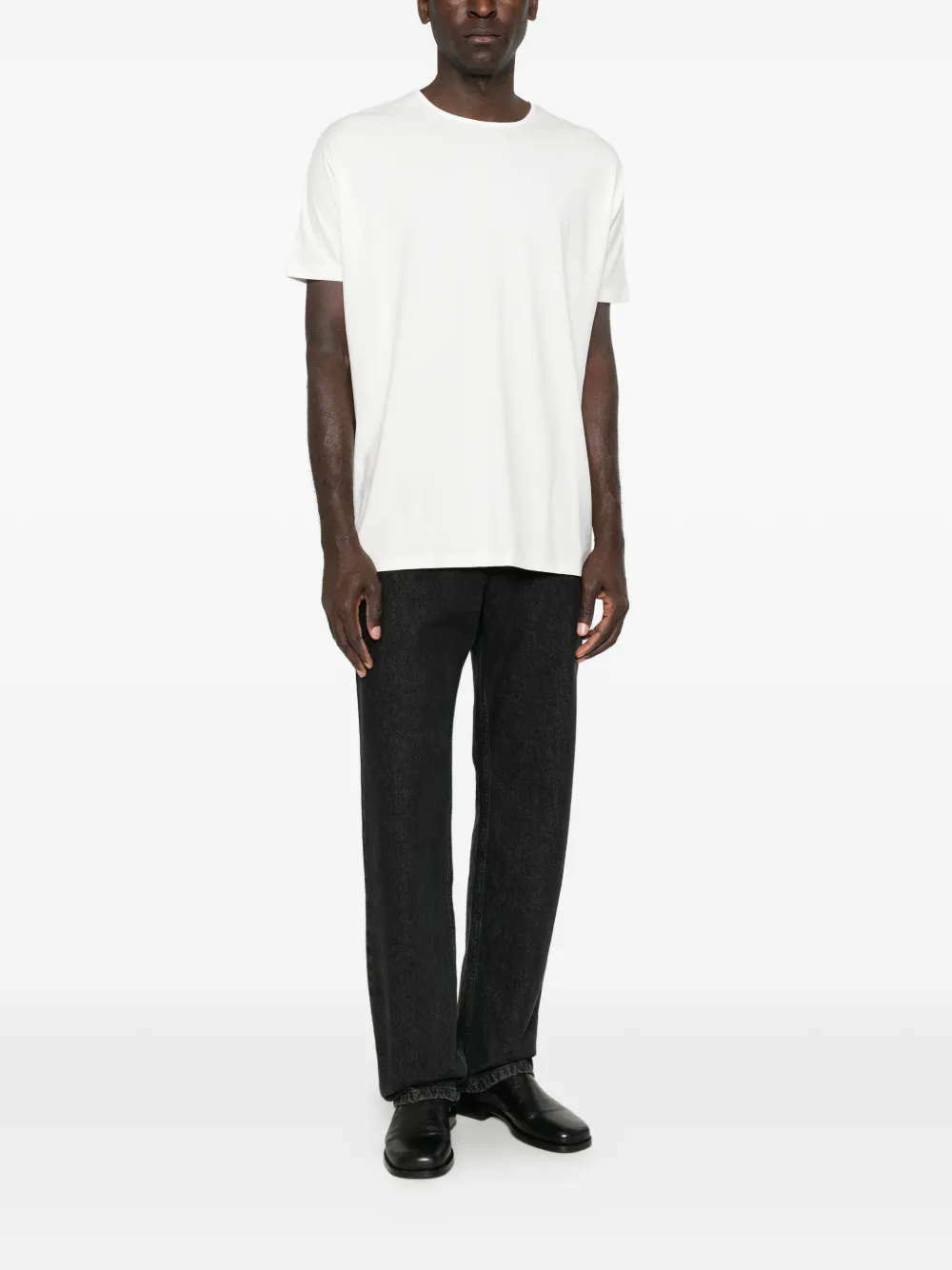 Nomen Nescio T-shirt met zijsplit Wit