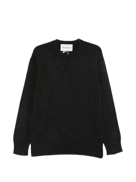 AMARANTO crew-neck sweater