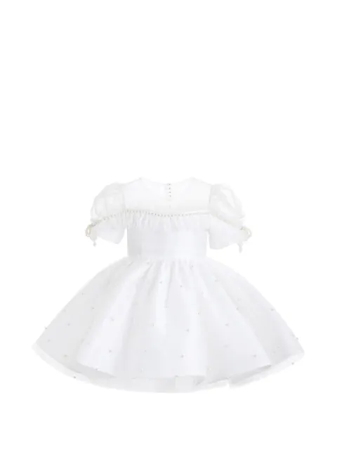 Tulleen Valencia pearl-trim dress